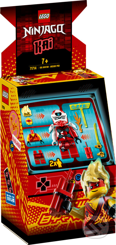 Spoločenská hra: LEGO Ninjago 71714 Kaiov avatar - arkádový automat (LEGO). LEGO, 2020 Spoločenská hra: LEGO Ninjago 71714 Kaiov avatar - arkádový automat (LEGO). LEGO, 2020