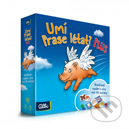Společenská hra: Umí prase létat? Plus (Albi). Albi, 2020 Společenská hra: Umí prase létat? Plus (Albi). Albi, 2020