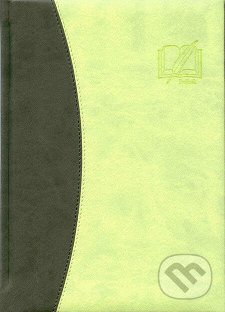 Záznamová kniha štrukturovaná A5 (zelená), Credat Industries