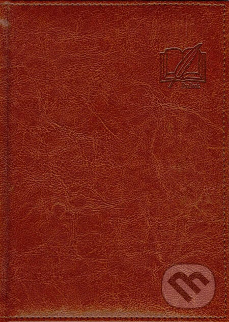 Záznamová kniha štrukturovaná A4 (hnedá), Credat Industries