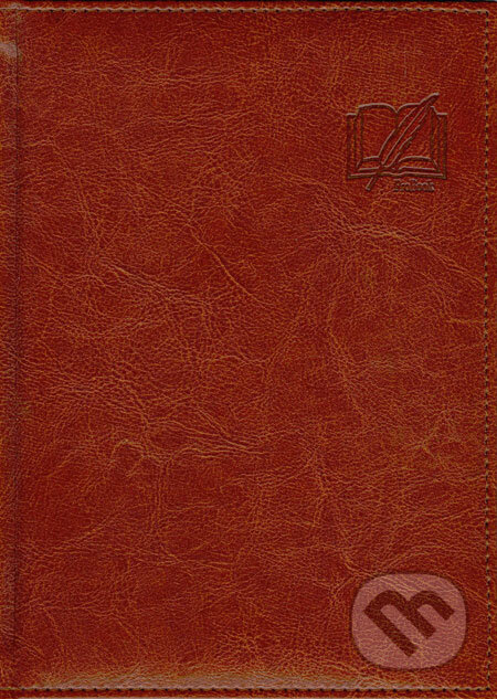 Záznamová kniha štrukturovaná A4 (hnedá), Credat Industries