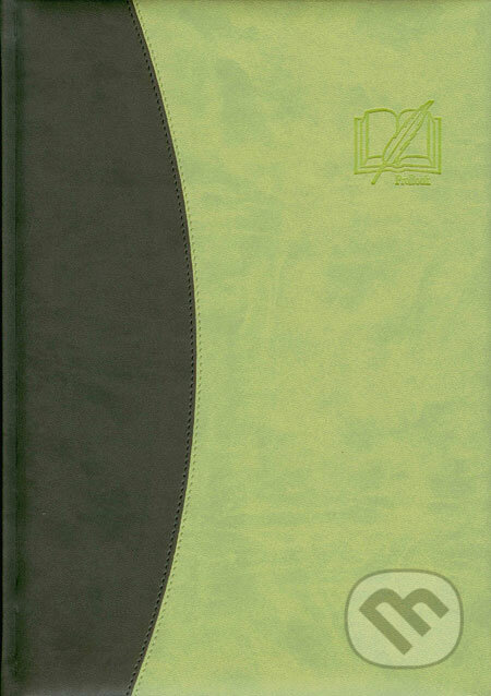 Záznamová kniha štrukturovaná A4 (zelená), Credat Industries