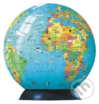 Puzzle: Puzzleball - Glóbus (Ravensburger). Ravensburger Puzzle: Puzzleball - Glóbus (Ravensburger). Ravensburger
