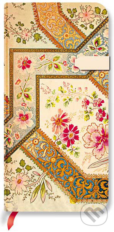 Paperblanks - Filigree Floral Ivory - SLIM - čistý, Paperblanks