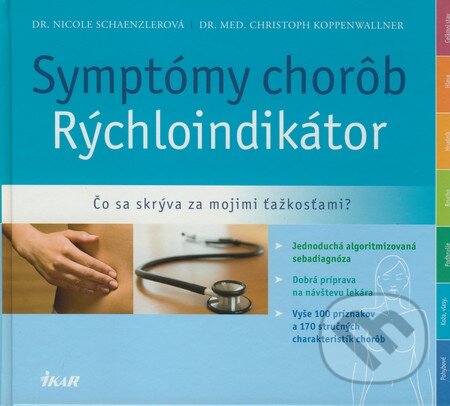 Kniha: Symptómy chorôb (Dr.Koppenwallner a Dr.Schaenzlerová). Ikar, 2009 Kniha: Symptómy chorôb (Dr.Koppenwallner a Dr.Schaenzlerová). Ikar, 2009