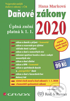 Kniha: Daňové zákony 2020 (Hana Marková). Grada, 2020 Kniha: Daňové zákony 2020 (Hana Marková). Grada, 2020