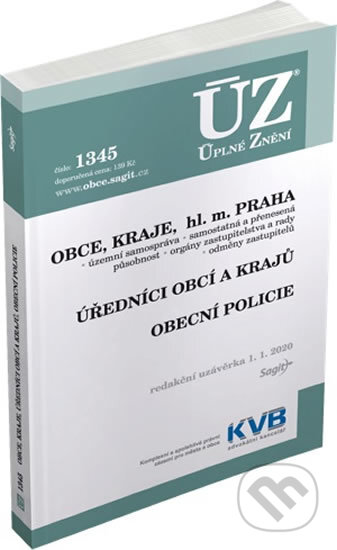 Kniha: Úplné Znění - 1345: Obce (Sagit). Sagit, 2020 Kniha: Úplné Znění - 1345: Obce (Sagit). Sagit, 2020