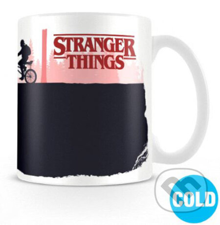 Biely meniaci sa keramický hrnček Stranger Things: Upside Down (). , 2019 Biely meniaci sa keramický hrnček Stranger Things: Upside Down (). , 2019