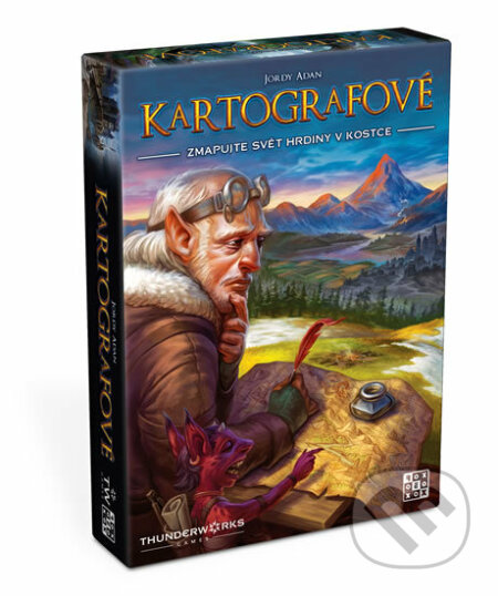Společenská hra: Kartografové (Jordy Adan). REXhry, 2019 Společenská hra: Kartografové (Jordy Adan). REXhry, 2019