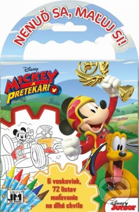 Kniha: Vymaľovanka na cesty/ Mickeyho klubík (Disney). Jiri Models SK, 2018 Kniha: Vymaľovanka na cesty/ Mickeyho klubík (Disney). Jiri Models SK, 2018