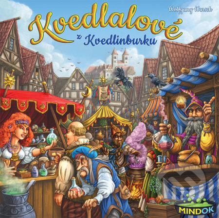 Společenská hra: Kvedlalové z Kvedlinburku (Mindok). Mindok, 2020 Společenská hra: Kvedlalové z Kvedlinburku (Mindok). Mindok, 2020