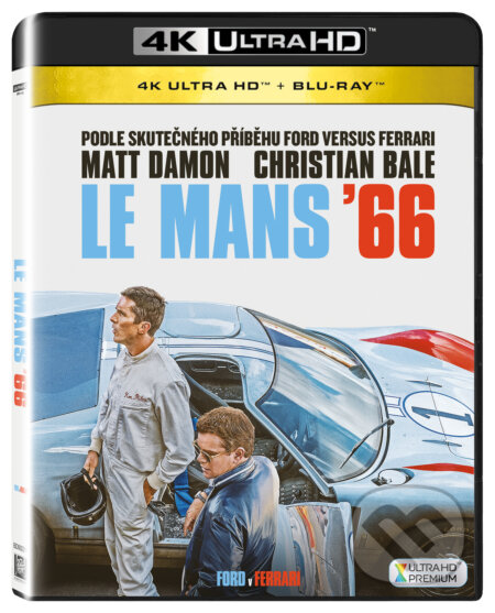 Film: Le Mans ´66 Ultra HD Blu-ray (James Mangold) (UltraHDBlu-ray). Bonton Film, 2020 Film: Le Mans ´66 Ultra HD Blu-ray (James Mangold) (UltraHDBlu-ray). Bonton Film, 2020