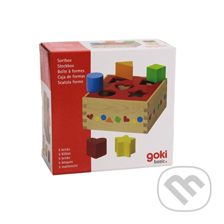 Společenská hra: Vkladanie tvarov box (Goki). Goki, 2020 Společenská hra: Vkladanie tvarov box (Goki). Goki, 2020