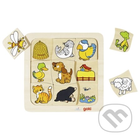 Spoločenská hra: Puzzle: Kde žijú? (Goki). Goki, 2020 Spoločenská hra: Puzzle: Kde žijú? (Goki). Goki, 2020