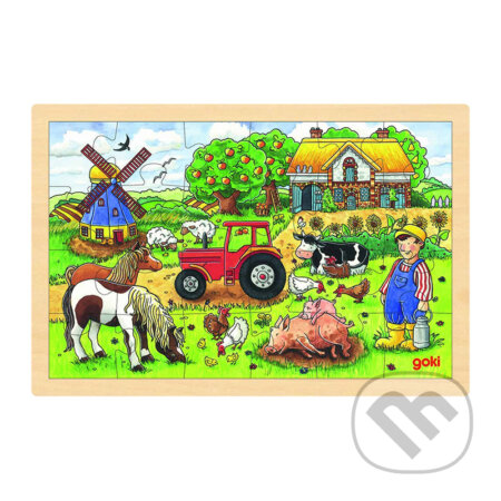 Společenská hra: Puzzle4 vrstvy 11ksNa farme (Goki). Goki, 2020 Společenská hra: Puzzle4 vrstvy 11ksNa farme (Goki). Goki, 2020