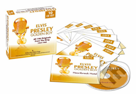 Hudobné CD: Elvis Presley: All 146 Originals from the King 1954-1960 (B.M.S.). B.M.S., 2019 Hudobné CD: Elvis Presley: All 146 Originals from the King 1954-1960 (B.M.S.). B.M.S., 2019