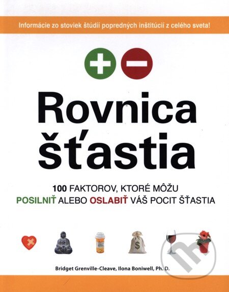 Kniha: Rovnica šťastia (Bridget Grenville-Cleave a Ilona Boniwell). Eastone Books, 2009 Kniha: Rovnica šťastia (Bridget Grenville-Cleave a Ilona Boniwell). Eastone Books, 2009