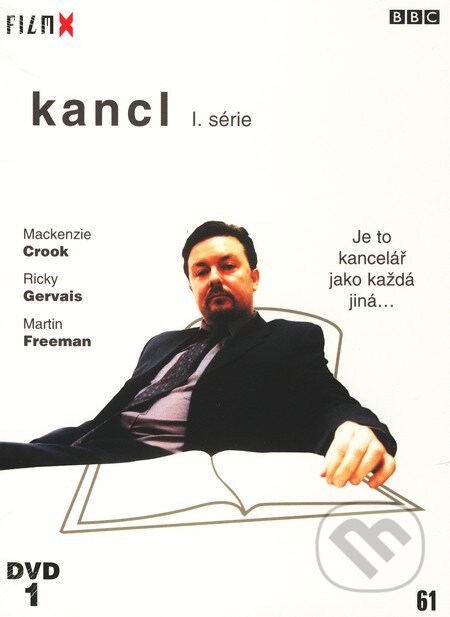 Film: Kancl - I. série - Film-X (Ricky Gervais Stephen Merchant, Ricky Gervais a Stephen Merchant) (DVD). Hollywood, 2001 Film: Kancl - I. série - Film-X (Ricky Gervais Stephen Merchant, Ricky Gervais a Stephen Merchant) (DVD). Hollywood, 2001