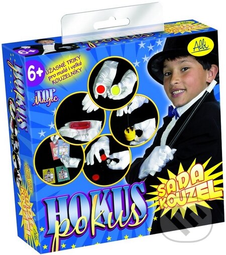 Spoločenská hra: Hokus pokus – modrá súprava kúziel (Albi). Albi, 2009 Spoločenská hra: Hokus pokus – modrá súprava kúziel (Albi). Albi, 2009