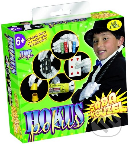 Spoločenská hra: Hokus pokus – zelená súprava kúziel (Albi). Albi, 2009 Spoločenská hra: Hokus pokus – zelená súprava kúziel (Albi). Albi, 2009
