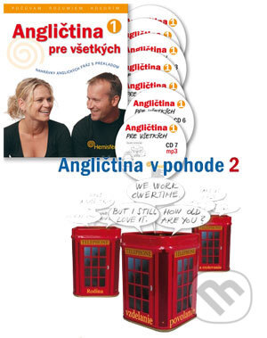 Audiokniha: Angličtina pre všetkých 1 + Angličtina v pohode 2 (Hemisféry). Hemisféry Audiokniha: Angličtina pre všetkých 1 + Angličtina v pohode 2 (Hemisféry). Hemisféry