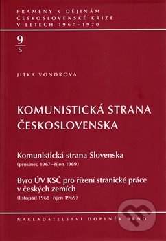 Kniha: Komunistická strana Československa (Jitka Vondrová). Doplněk, 2020 Kniha: Komunistická strana Československa (Jitka Vondrová). Doplněk, 2020