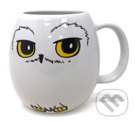 Biely keramický oválny hrnček Harry Potter: Hedwig (Harry Potter). Harry Potter, 2020 Biely keramický oválny hrnček Harry Potter: Hedwig (Harry Potter). Harry Potter, 2020