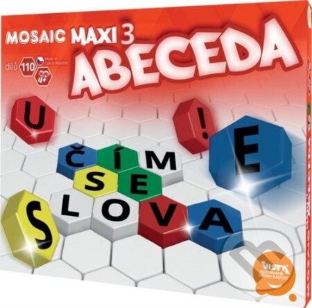 Spoločenská hra: Mozaika Maxi 3: Abeceda (Bonaparte). Bonaparte, 2020 Spoločenská hra: Mozaika Maxi 3: Abeceda (Bonaparte). Bonaparte, 2020
