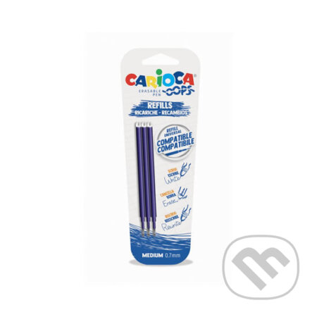 Carioca Oops (náplň modrá, 3 ks) (CARIOCA). CARIOCA, 2019 Carioca Oops (náplň modrá, 3 ks) (CARIOCA). CARIOCA, 2019