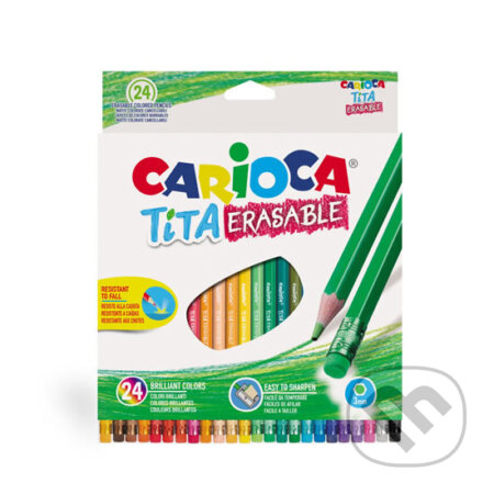 CARIOCA TITA gumovatelné pastelky nelámavé 24 ks (CARIOCA). CARIOCA, 2019 CARIOCA TITA gumovatelné pastelky nelámavé 24 ks (CARIOCA). CARIOCA, 2019