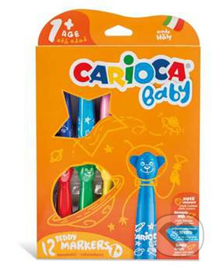 CARIOCA dětské fixy Baby Teddy 12 ks (CARIOCA). CARIOCA, 2019 CARIOCA dětské fixy Baby Teddy 12 ks (CARIOCA). CARIOCA, 2019