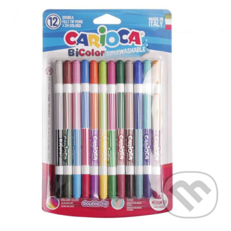 CARIOCA oboustranné fixy BiColor sada 12ks (CARIOCA). CARIOCA, 2019 CARIOCA oboustranné fixy BiColor sada 12ks (CARIOCA). CARIOCA, 2019