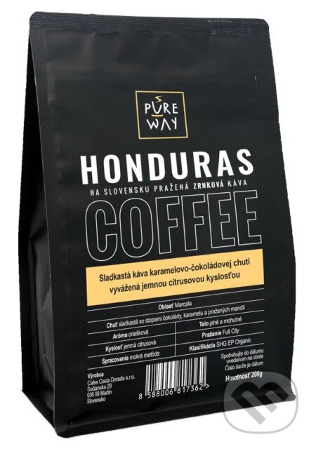 Kávy a čaje: Honduras (Pure Way). Pure Way, 2020 Kávy a čaje: Honduras (Pure Way). Pure Way, 2020
