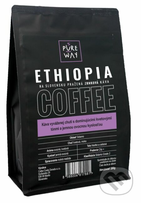Kávy a čaje: Ethiopia (Pure Way). Pure Way, 2020 Kávy a čaje: Ethiopia (Pure Way). Pure Way, 2020