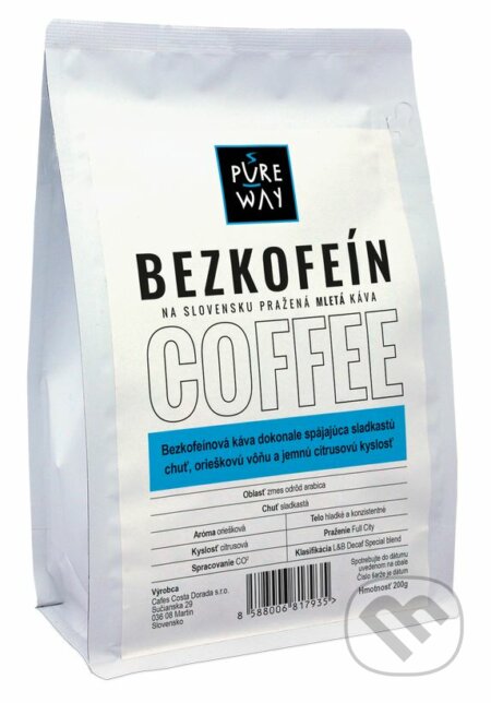 Kávy a čaje: Bezkofeín (Pure Way). Pure Way, 2020 Kávy a čaje: Bezkofeín (Pure Way). Pure Way, 2020