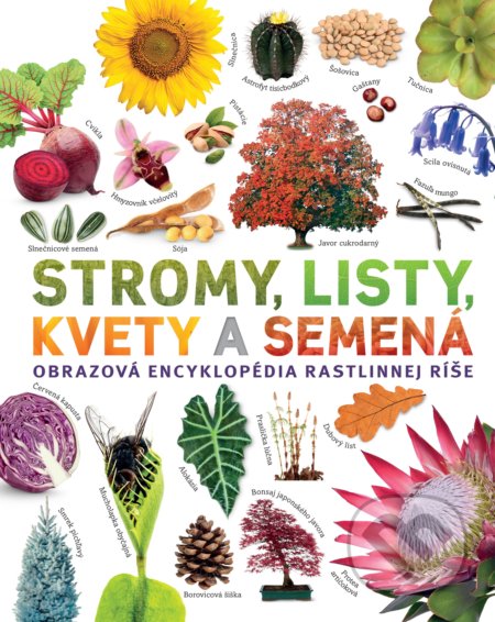 Kniha: Stromy, listy, kvety a semená (Sarah Jose). Slovart, 2020 Kniha: Stromy, listy, kvety a semená (Sarah Jose). Slovart, 2020