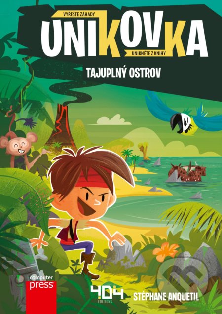 Kniha: Únikovka: Tajuplný ostrov (Stéphane Anquetil). Computer Press, 2020 Kniha: Únikovka: Tajuplný ostrov (Stéphane Anquetil). Computer Press, 2020