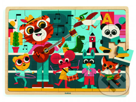 Puzzle: Drevené puzzle - Puzzlo Music (Hudobníci) (Djeco). Djeco, 2020 Puzzle: Drevené puzzle - Puzzlo Music (Hudobníci) (Djeco). Djeco, 2020
