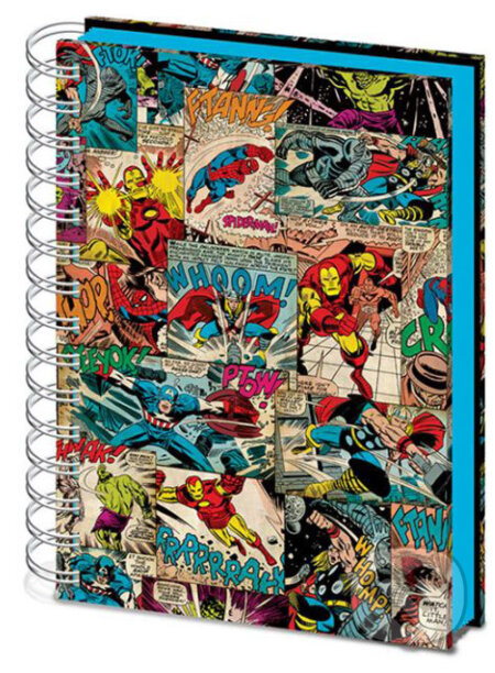 3D meniaci sa A5 blok-zápisník Marvel: Comic Panels (Fantasy). Fantasy, 2018 3D meniaci sa A5 blok-zápisník Marvel: Comic Panels (Fantasy). Fantasy, 2018