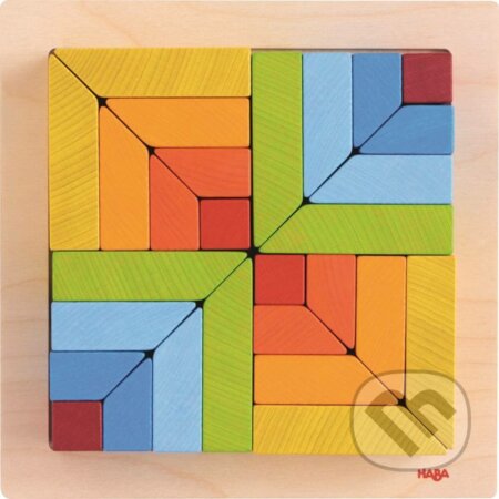 Puzzle: Puzzle farebné - 3D (Haba). Haba, 2020 Puzzle: Puzzle farebné - 3D (Haba). Haba, 2020