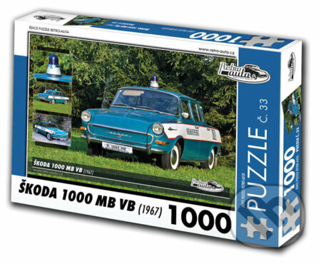 Puzzle: ŠKODA 1000 MB VB (1967) (KB Barko). KB Barko, 2020 Puzzle: ŠKODA 1000 MB VB (1967) (KB Barko). KB Barko, 2020
