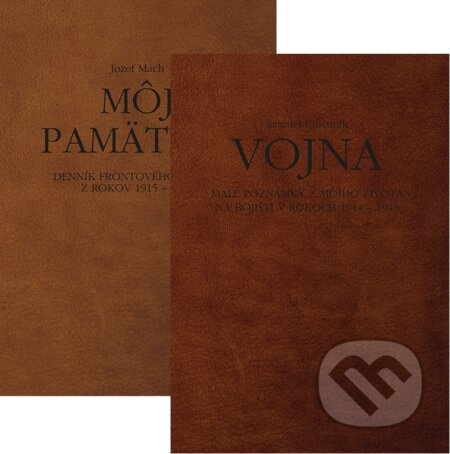 Kniha: Môj pamätník + Vojna (kolekcia dvoch titulov) (Jozef Mach a Samuel Činčurák). Miloš Hric, 2020 Kniha: Môj pamätník + Vojna (kolekcia dvoch titulov) (Jozef Mach a Samuel Činčurák). Miloš Hric, 2020
