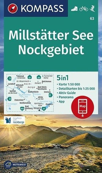 Kniha: Millstätter See, Nockgebiiet 63 NKOM (MAIRDUMONT). MAIRDUMONT, 2020 Kniha: Millstätter See, Nockgebiiet 63 NKOM (MAIRDUMONT). MAIRDUMONT, 2020