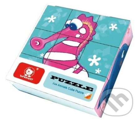 Puzzle: Obrázkové kostky: Mořská zvířata (Top Bright). Top Bright, 2020 Puzzle: Obrázkové kostky: Mořská zvířata (Top Bright). Top Bright, 2020