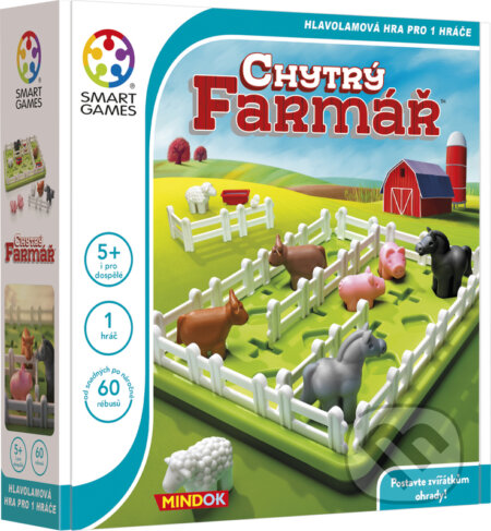 Společenská hra: Chytrý farmář (SMART) (Mindok). Mindok, 2016 Společenská hra: Chytrý farmář (SMART) (Mindok). Mindok, 2016