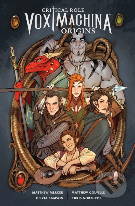 Kniha: Critical Role Vox Machina: Origins Volume 1 (Matthew Colville a Matthew Mercer). Dark Horse, 2019 Kniha: Critical Role Vox Machina: Origins Volume 1 (Matthew Colville a Matthew Mercer). Dark Horse, 2019