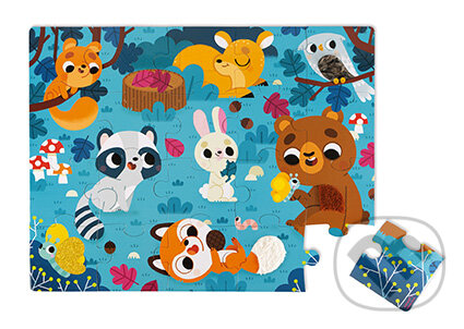 Puzzle: Dotykové puzzle: Lesné zvieratká (Janod). Janod, 2020 Puzzle: Dotykové puzzle: Lesné zvieratká (Janod). Janod, 2020