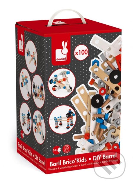 Spoločenská hra: BricoKids - Detské náradie a skrutky (Janod). Janod, 2020 Spoločenská hra: BricoKids - Detské náradie a skrutky (Janod). Janod, 2020