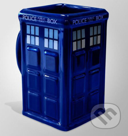Modrý 3D keramický hrnček Doctor Who: Tardis (). , 2019 Modrý 3D keramický hrnček Doctor Who: Tardis (). , 2019