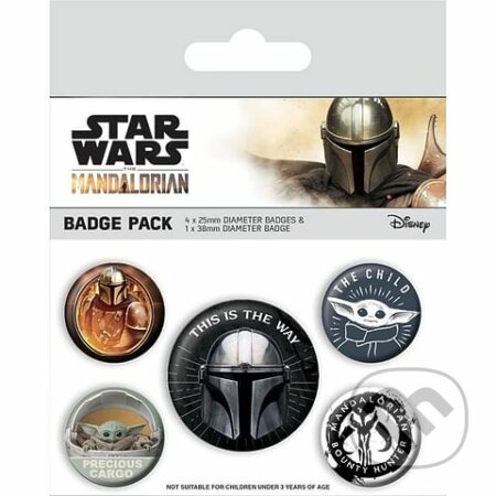 Sada odznakov Star Wars: Mandalorian - This is the Way (Fantasy). Fantasy Sada odznakov Star Wars: Mandalorian - This is the Way (Fantasy). Fantasy